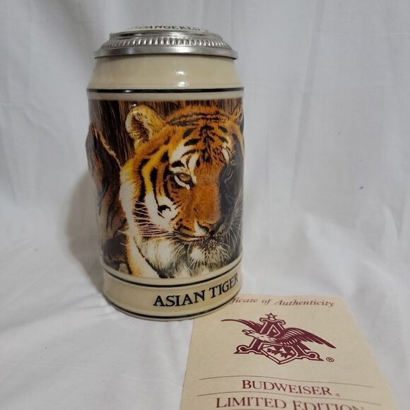 Budweiser Asian tiger stein - Picture 3 of 4
